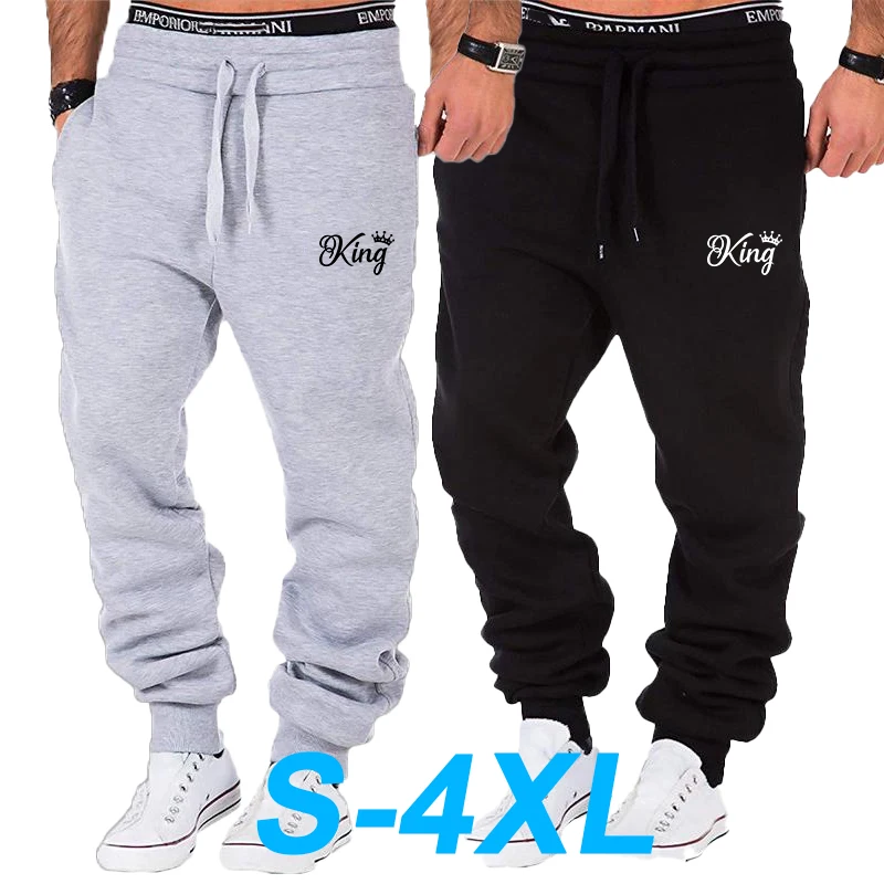 

New men's sports pants Fashion printed jogging pants Men's casual pants Loose and soft cotton sports pants