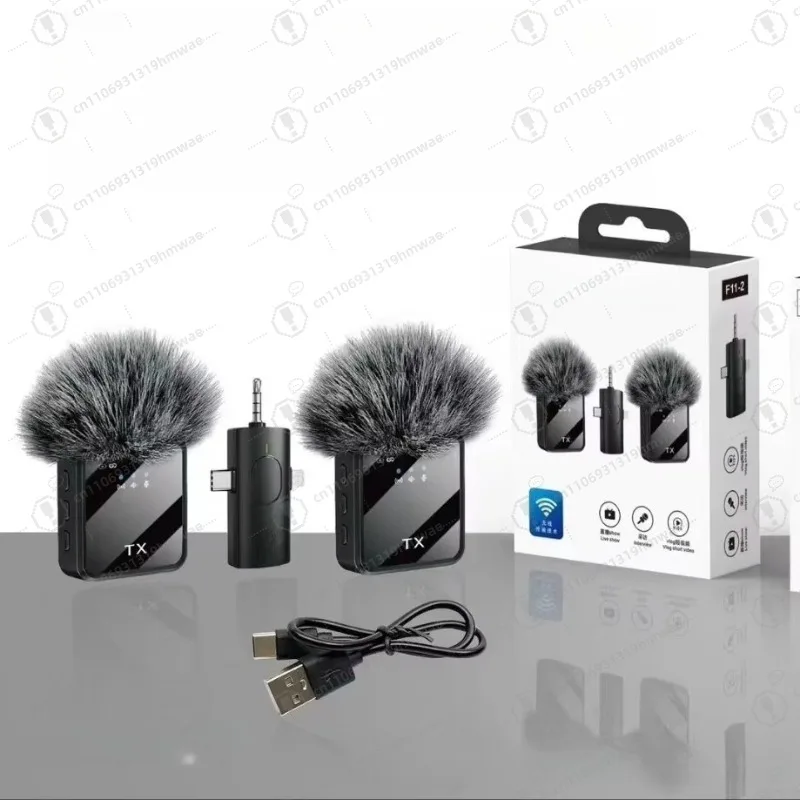 موصل ميكروفون لاسلكي 3 في 1 تقرير حر اليدين ميكروفون لاسلكي لمقابلات الشوارع المتنقلة #1