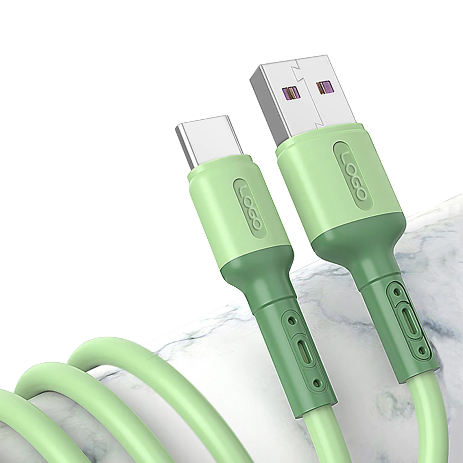 Color Fast Data Cable Data Charging Cords 5A Charging Cords With Fast Data Transmission Speed Compatible