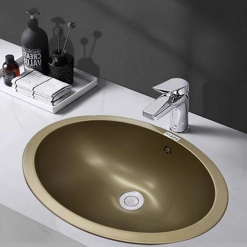 Stainless Steel Bathroom Basin Anti-rust Antique Wash Basin Durable Hand Wash Basin Seamless Sink Unit