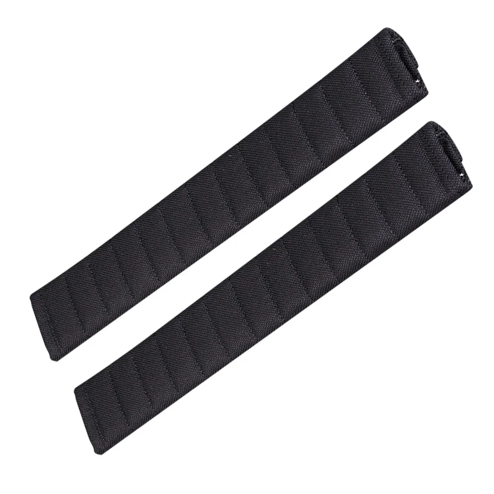 2pcs Safety Belt Covers Car Cushions Breathable Padded Protectors Auto Shoulder Straps Reusable Hook Loop Universal Fit