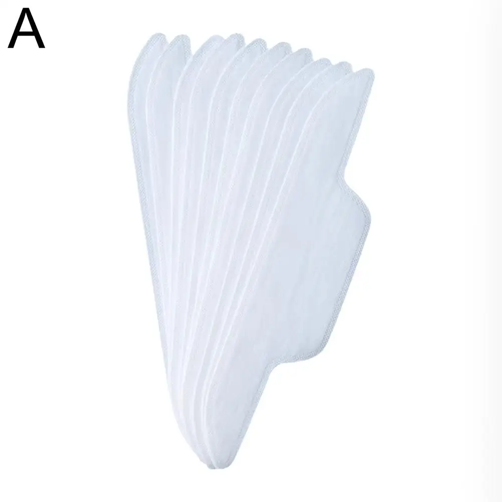 10 Pieces Disposable Caps Liner Moisture Wicking Sweatband Patch Adhesive Strips Hat Sweat Absorbing Tape Reducer Visor Siz K8Z6