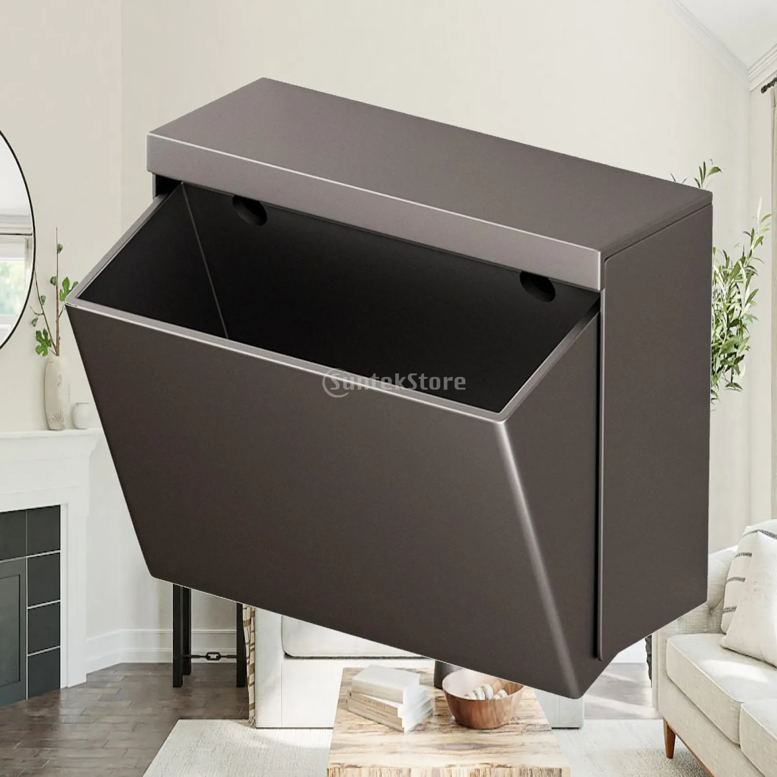 Metal Wall Mounted Toilet Paper Holder Waterproof Tissue Dispenser Bathroom Organizer for Home Essentials
