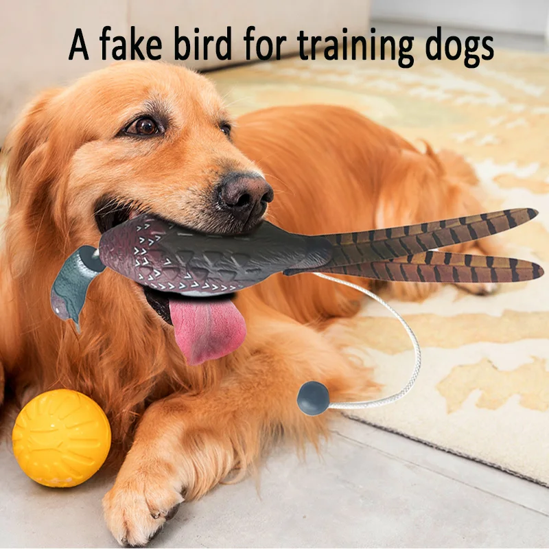 Pet Dog Training Fake Duck Fake Bird Game Perfect Size Simulation Of Tearing Toy Duck And Bird Training Bite Resistance
