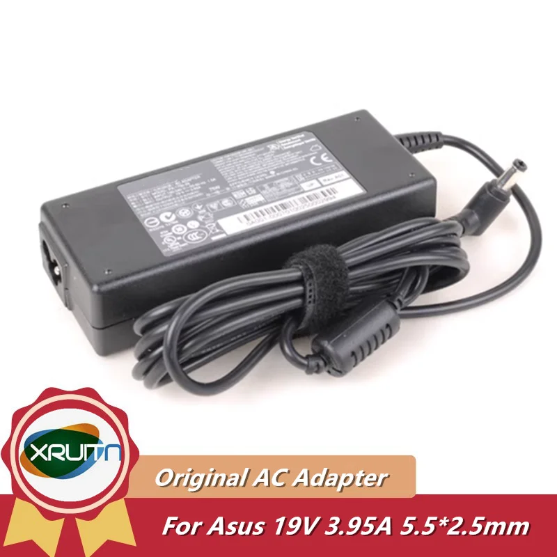 OEM Original 75W AC Adapter for ASUS K54HR K54LY K84HR K84LY K42JY Laptop Power Supply PA-1750-29 19V 3.95A Charger 04G266011110