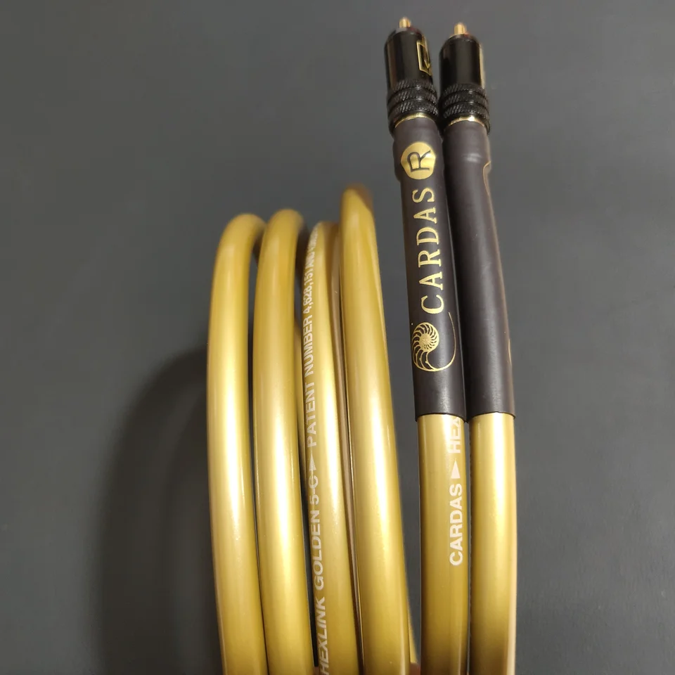 CARDAS gold edition Hexlink Golden 5-C rca jack cable High Quality