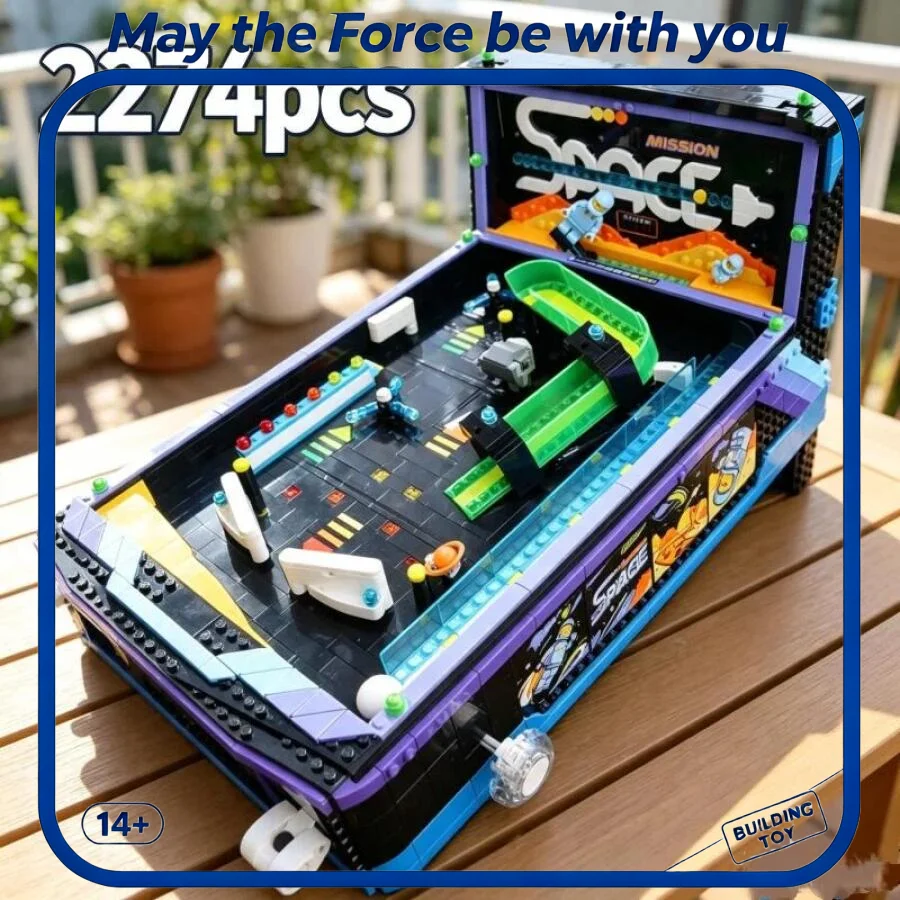 Retro Gaming Lego - 2274 قطعة منتج جديد: نموذج طاولة