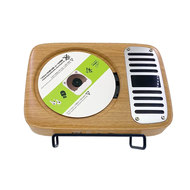 

Popular 2023 CD Player for Home with LED Display Built in HiFi Speakers FM Radio Wall Mountable CD Player Portable