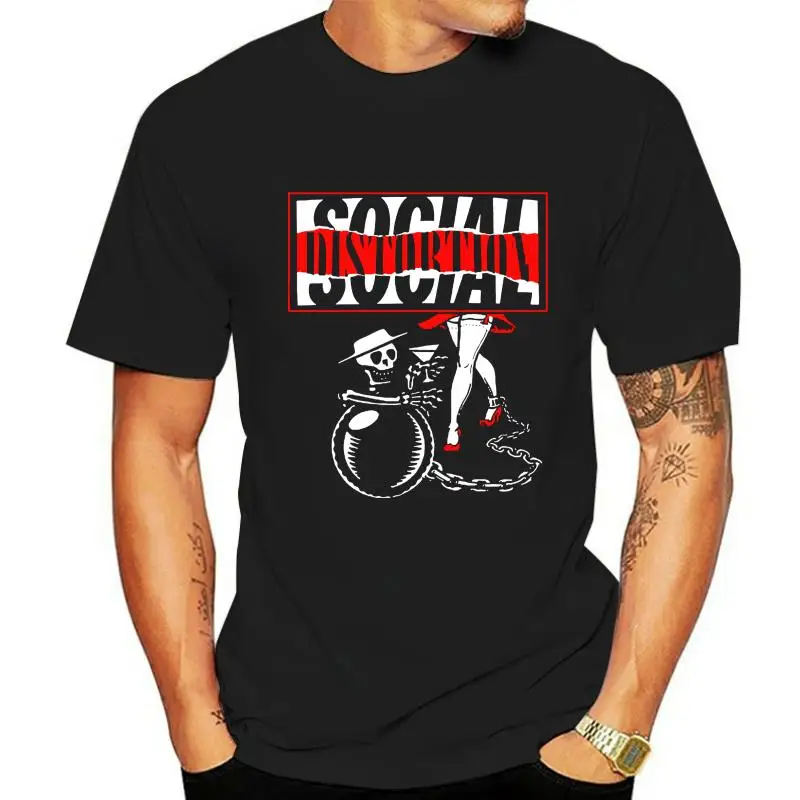 Men tshirt  SOCIAL DISTORTION  Unisex T Shirt(2) Printed T-Shirt tees top