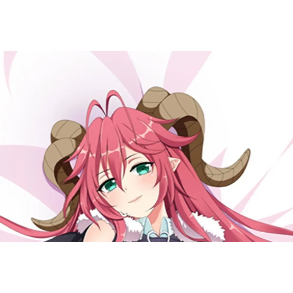 Dakimakura Cushion Protector Full Size Anime Printed Throw Pillow Cover For Sofa & Room Display Asmodeus Without Pillow Insert