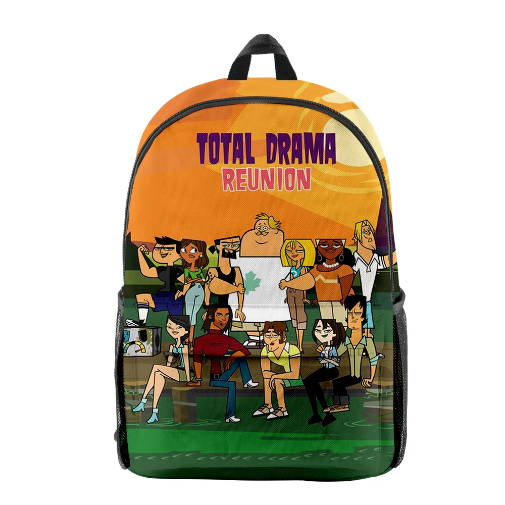 Classic Novelty Total Drama pupil Bookbag Notebook Backpacks 3D Print Oxford Waterproof Boys/Girls Fashion Travel Backpacks