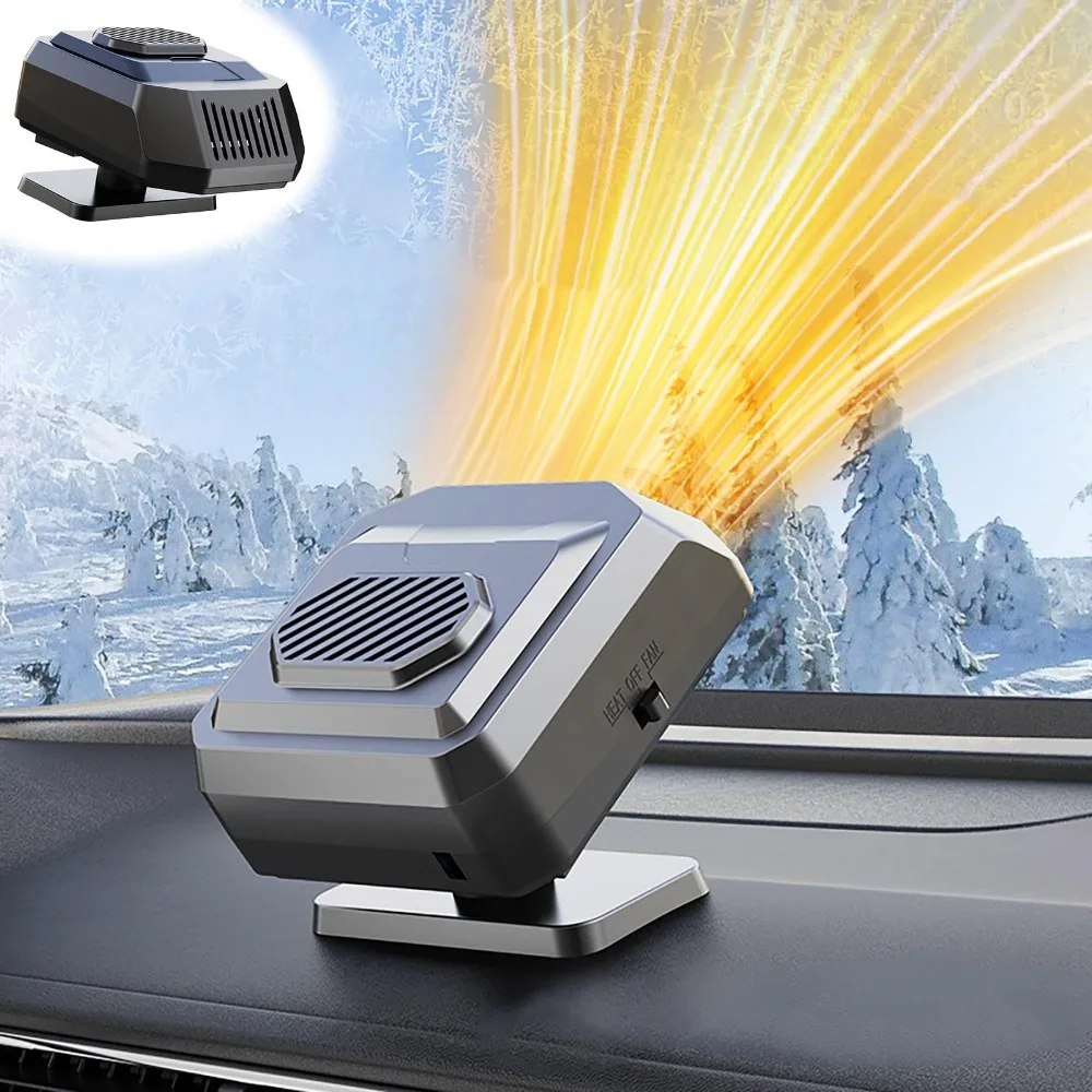 المحمولة 12 فولت سخان سيارة تذويب ديميستر اثنين سرعة تعديل نظام التدفئة مع لتنقية الهواء متعددة الوظائف معطف شتوي