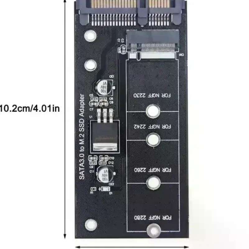 SATA3 Adapter Card for M2 SSDs High Efficiency Plug and Play Easy Installation for Computer Storage Extension