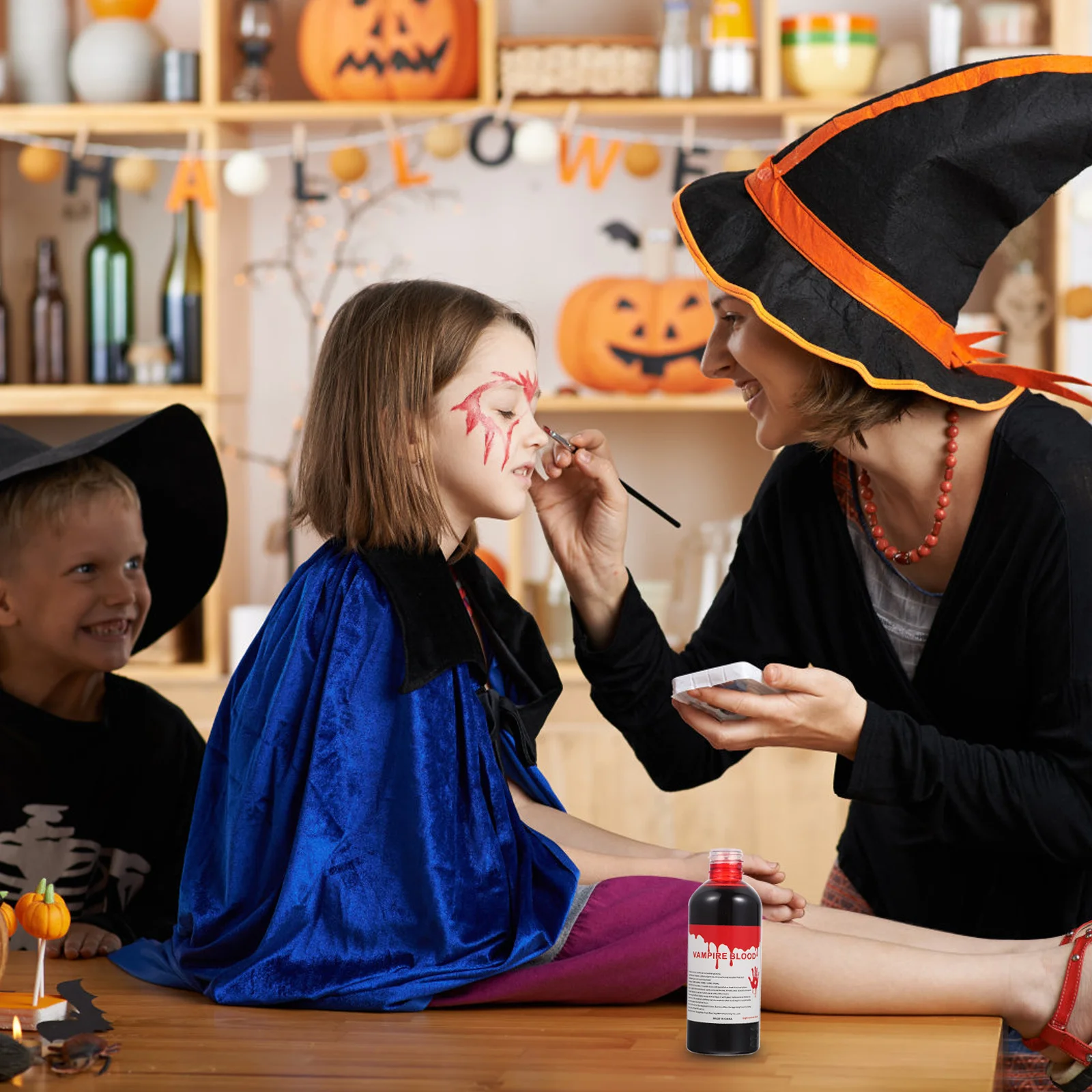 

2pcs Fake Blood Plasma Realistic Effect Halloween Party Prank Theater Makeup Supplies Artificial Blood Prop Cosplay Carnival