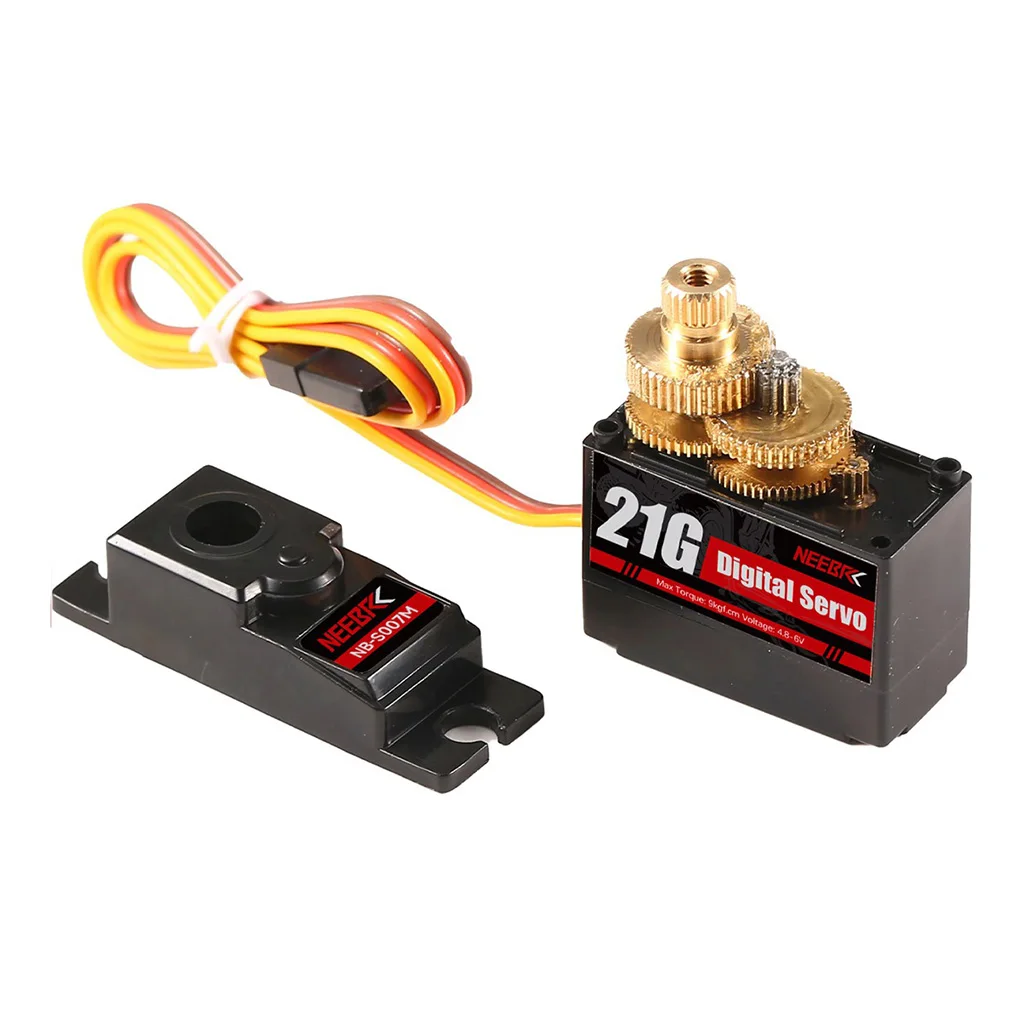 Servo digitale impermeabile con ingranaggi in metallo 21G impermeabile per 1/12 1/14 1/16 1/18 RC Car Drone Barca Camion Aereo Barca Robot Parte di aggiornamento