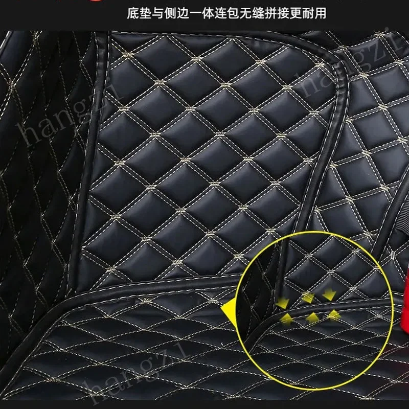 For DFSK Glory 580 Fully Enclosed Trunk Mat DFSK Glory 580 Pro (7 Seats) Wear-Resistant Trunk Mat 2017-2024Edition Auto Parts
