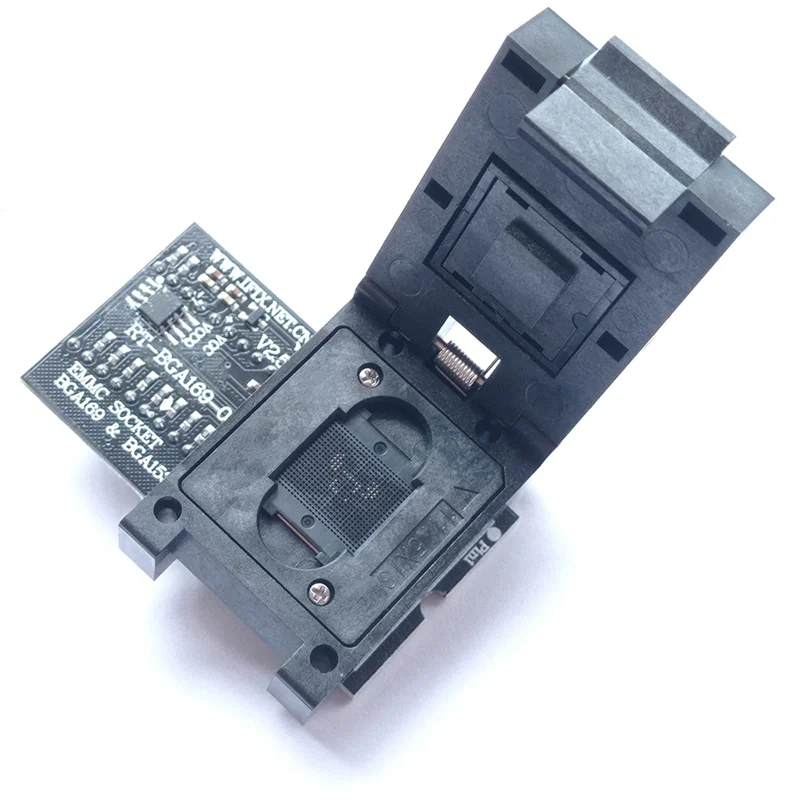 متفوقة-1 مجموعة Emmc محول Emmc حرق مقعد الملحقات Rt-Bga169-01 Bga169 Bga153 Emmc محول مع 5 قطعة الإطار ل Rt809h Prog