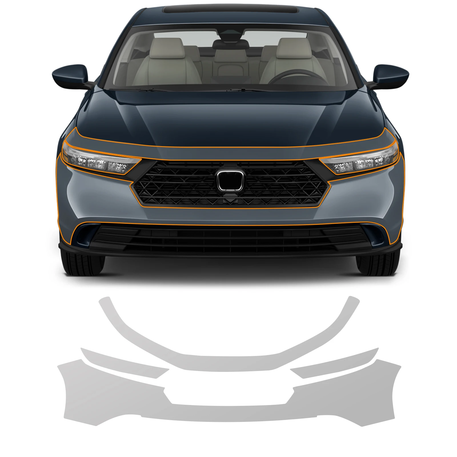 

Для Honda Accord 2023 2024 2025: Невидимая защитная пленка из ТПУ для автомобиля, устойчивая к царапинам, аксессуары для модификации авто