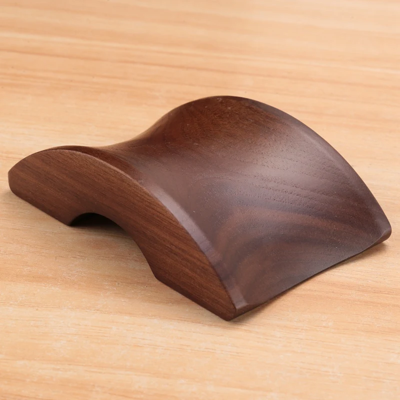 Headphone Stand, Headset Holder Made Of Walnut Wood & Aluminium, Natural Walnut Gaming Headphone Holder With Heavy Base