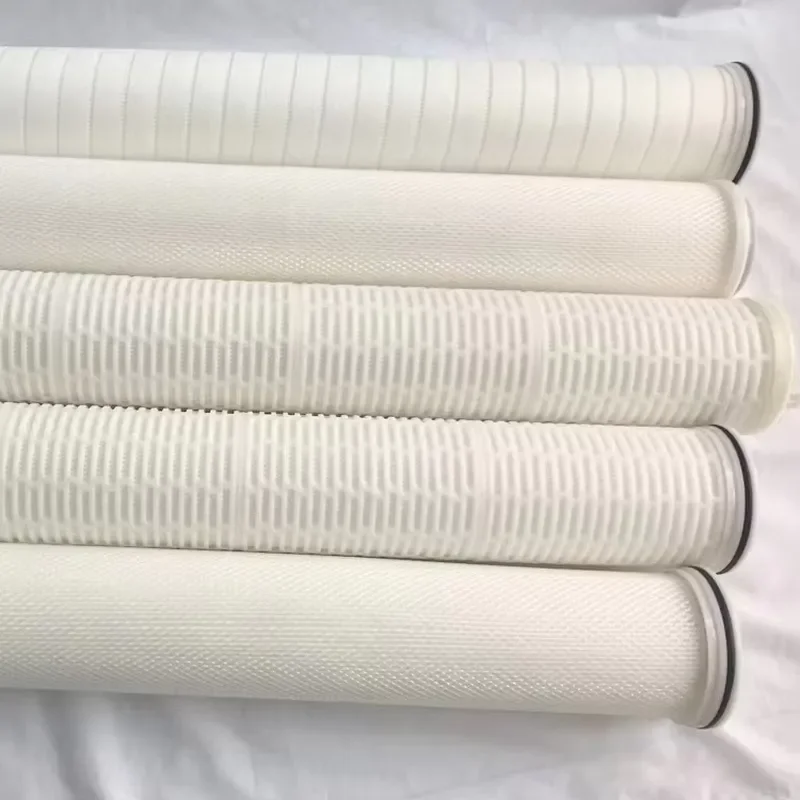 Industrial Water Treatment Pp Membrane Pleated High Flow Filter Cartridge 40 Inch