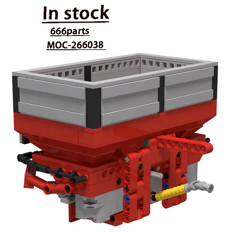 6MOC-266038 City Farm Agricultural Grain Storage Machine Building Blocks Model, 66 Pieces, Boys' Kids Birthday Toy Gift