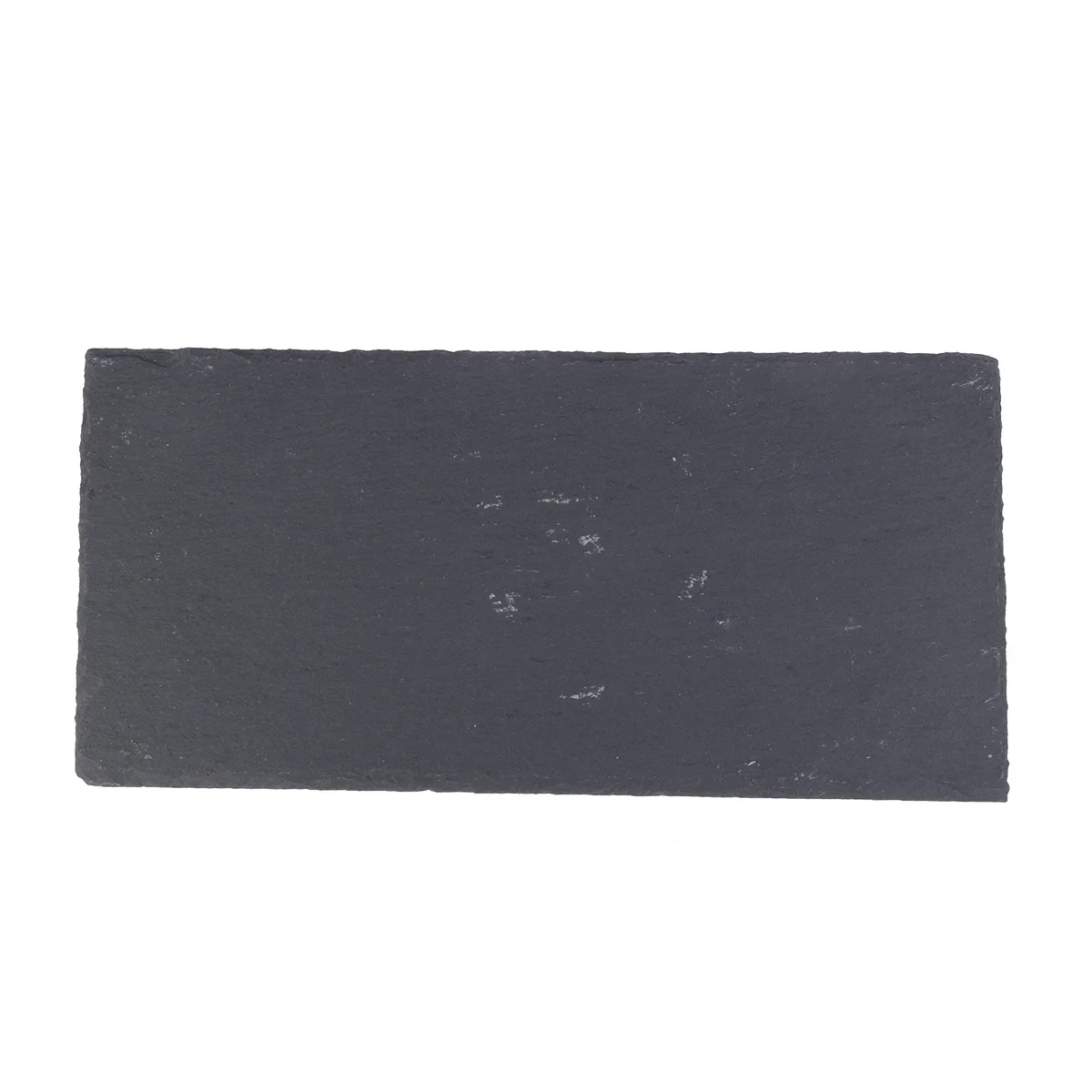 

Natural Rectangular Plate 25x12cm Black Stone Tray for Sushi Cheese Fruit Serving Natural Plate