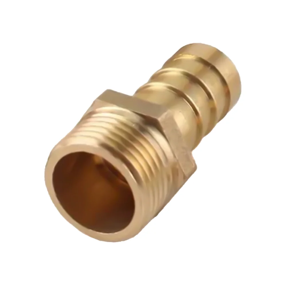 2PCS Brass Pagoda Connector 42mm 55mm Pneumatic Tubing Fitting Leak Proof Air Water Fuel Gas Line Repair Tool Hardware Set