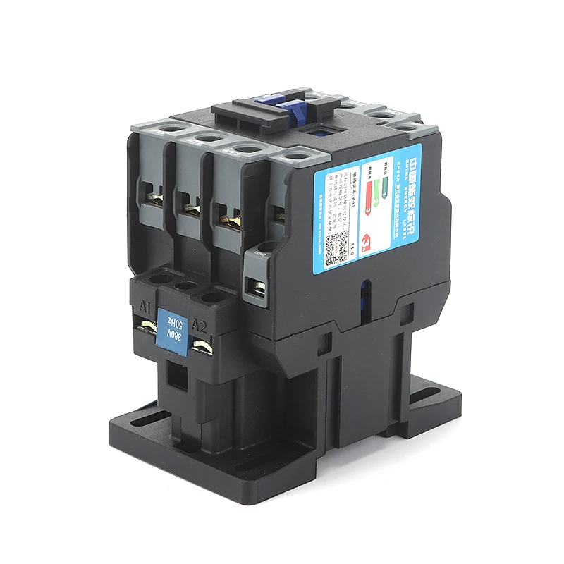 3Phase 3Pole CJX2S AC Contactor 1NO+1NC Coil Voltage 380V 220v 24V 50/60 Hz IEC 60947-4-1 9A/12A/18A/25A/32A