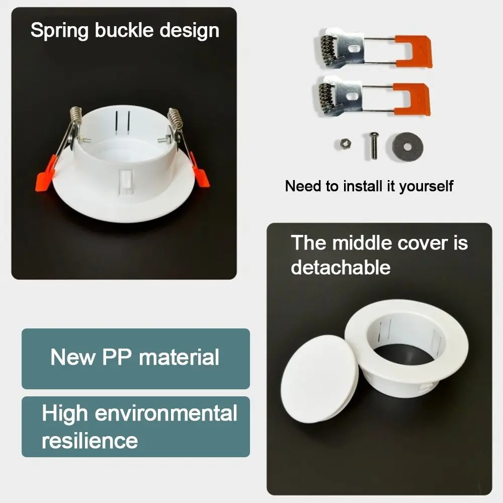 Useful Plastic Wall Hole Cover Snap-on Various Size Reserved Drill Hole Cap Round Decorative Hole Plug
