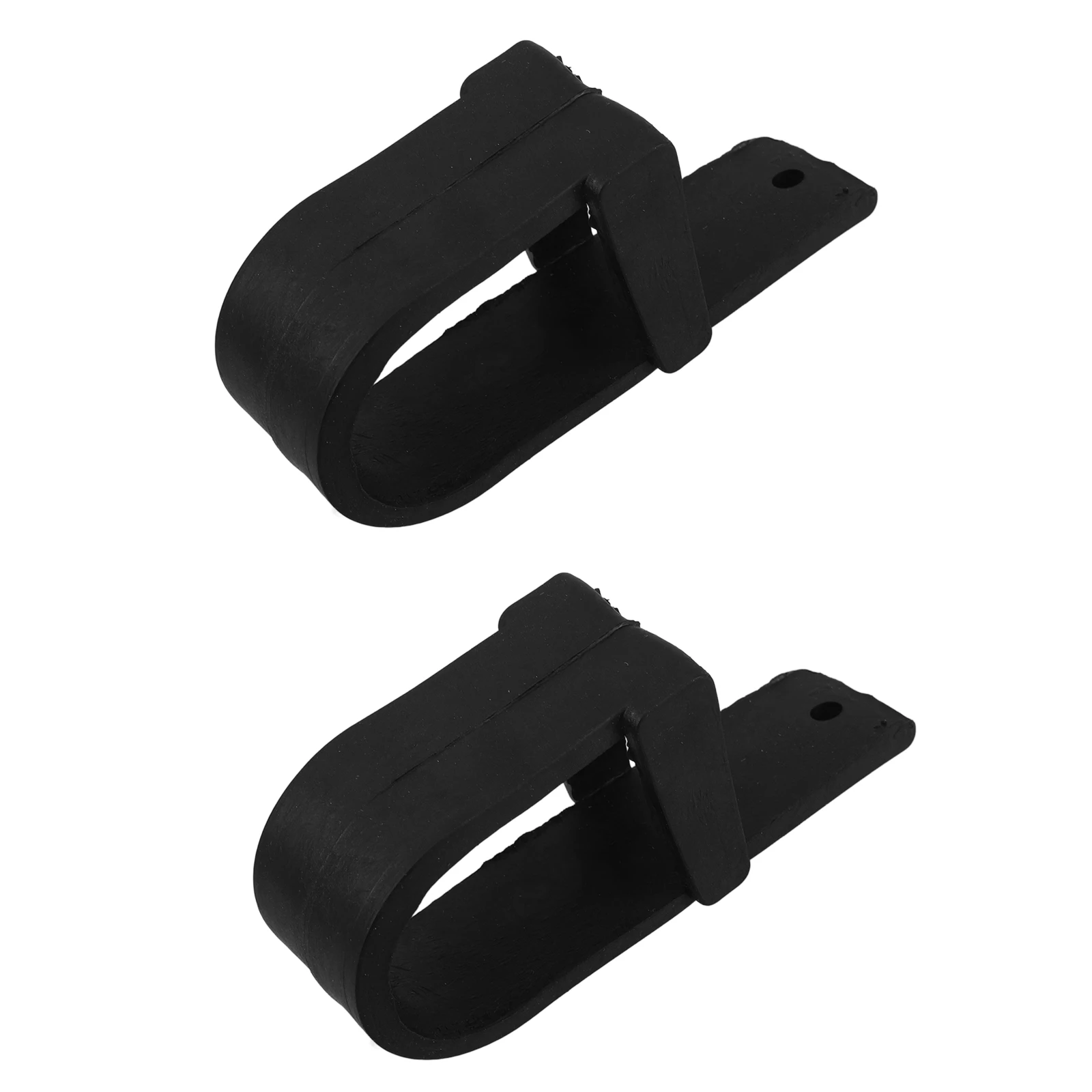 

2 Pcs Grips Chain Grinder Motorcycle Cleaning Kit Disassemble Black Rubber Guide