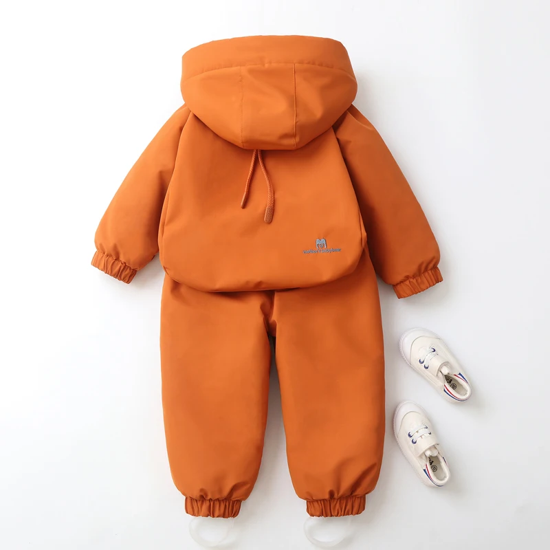 IYEAL 2026 Autumn Winter New Hooded Windproof  Waterproof Children's Skiing Clothes Boys' And Girls' Jumpsuits For Outdoor Wear