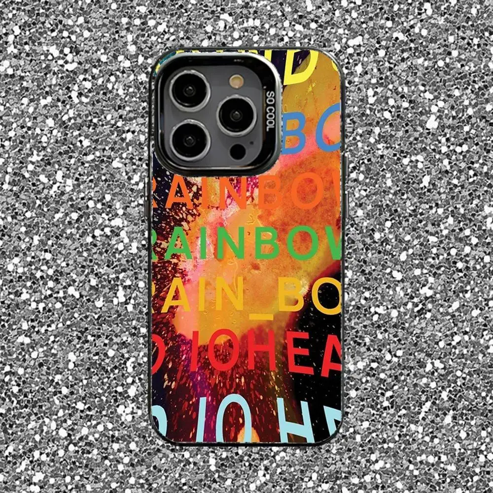 حافظة هاتف Rock R-Radiohead All I Need لهاتف iPhone 16,15,14,13,12,11,Pro,XS,Max,Plus,Mini,SE غطاء مقاوم للصدمات باللون الأسود غير اللامع #3