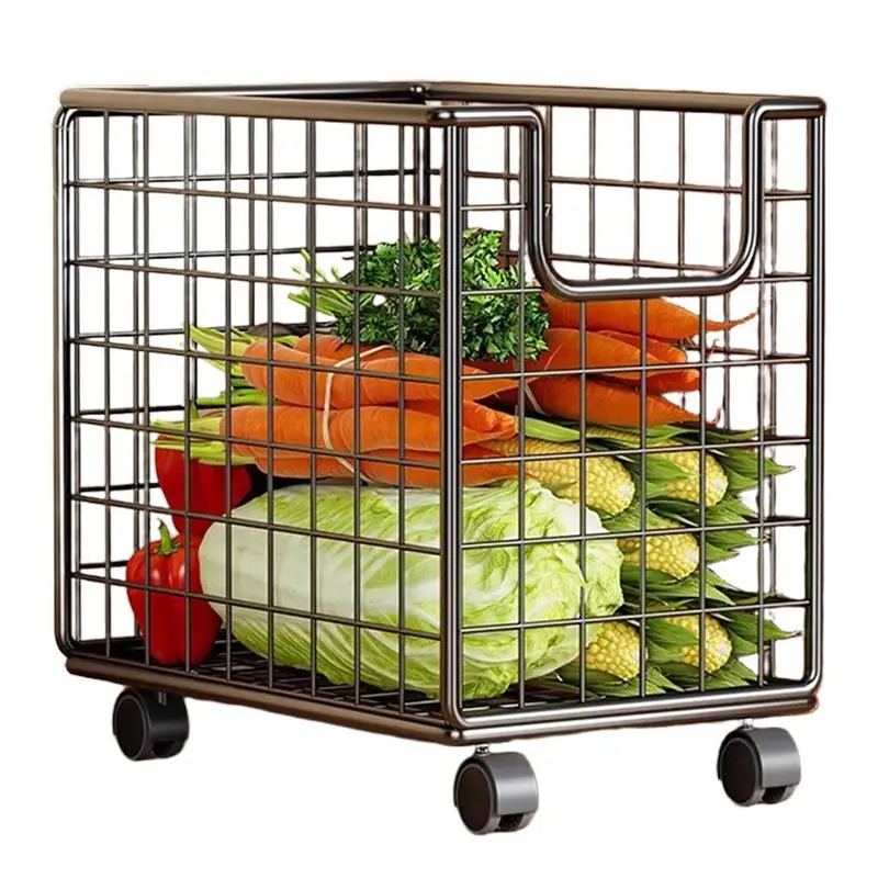 

Кухонная тележка на колесиках, напольные органайзеры и тележка для хранения, вращающийся на 360 градусов портативный органайзер для кухонной кладовой, стирки