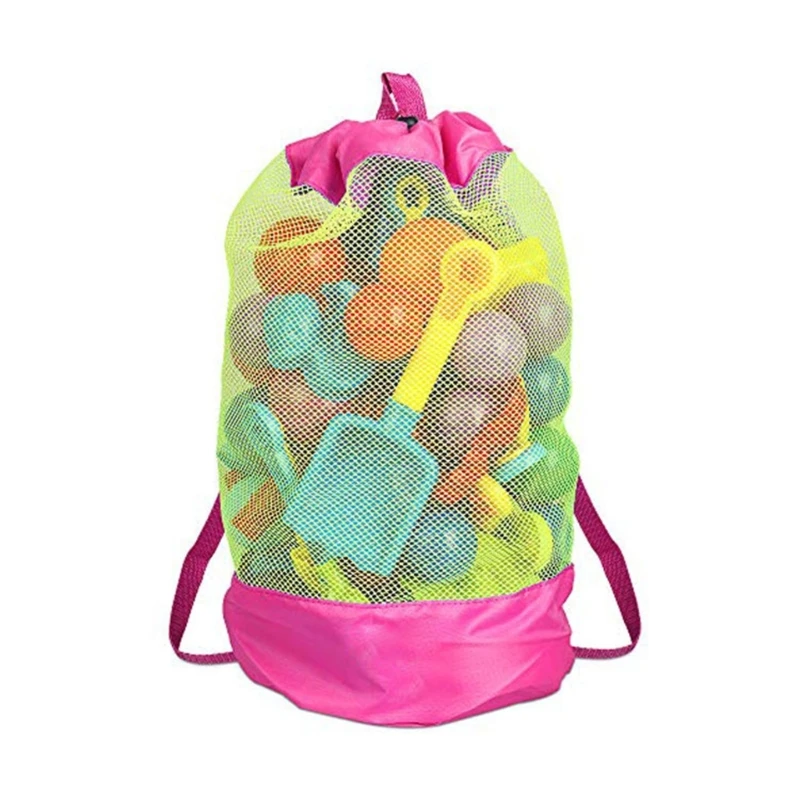 Children Toy Storage Bag Sandproof Waterproof Backpack Beach Travel Bag