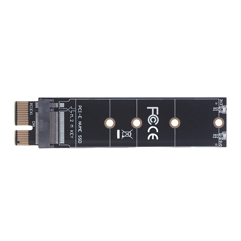 PCIE to M2 Adapter NVMe SSD M2 PCIE X1 Raiser PCI-E PCI Express M Key Connector Internal Solid State Drive