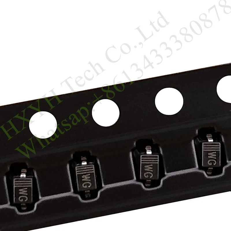 (100pcs/Bag) BZT52C11/BZT52C11S Marking WG SOD-123/SOD-323 11V 350mW Voltage Regulator Diode