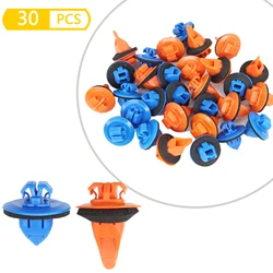 30pcs Retainer Clips 75397-35010 75495-35010 Fender Flare Mudguard Durable โFor Toyota Highlander 2009-2010 4Runner 2002- RAV4