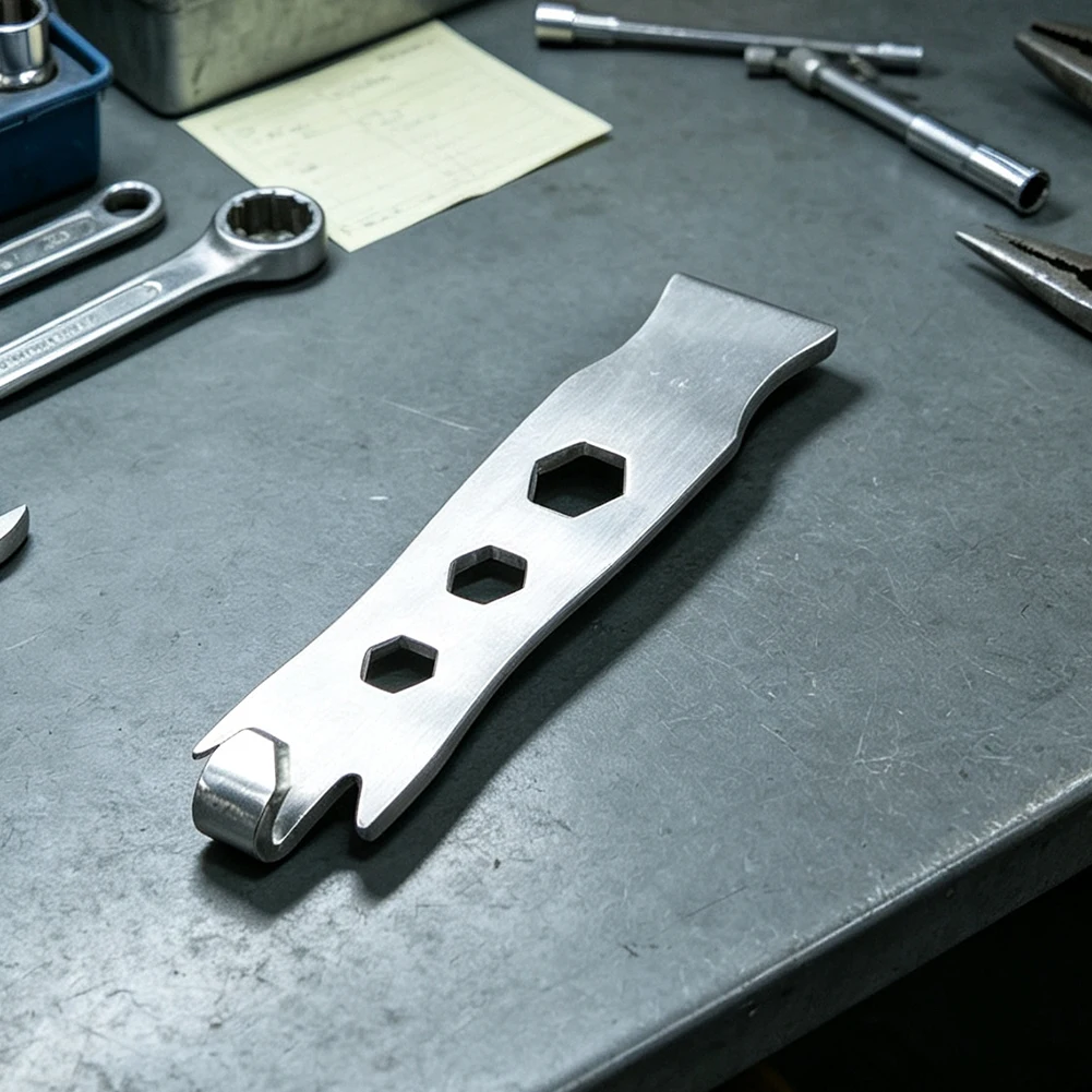 Ergonomic Fence Wire Twisting Tool for T-Post Clips High Carbon Steel Compact Design Fencing Installation Equipment