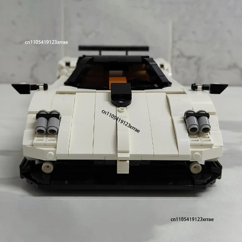 NEW Pagani Zonda Supercars Building Blocks DIY MOC Champions Vehicle Sport Coupe Roadster Assembly Bricks Kids Toy Birthday Gift