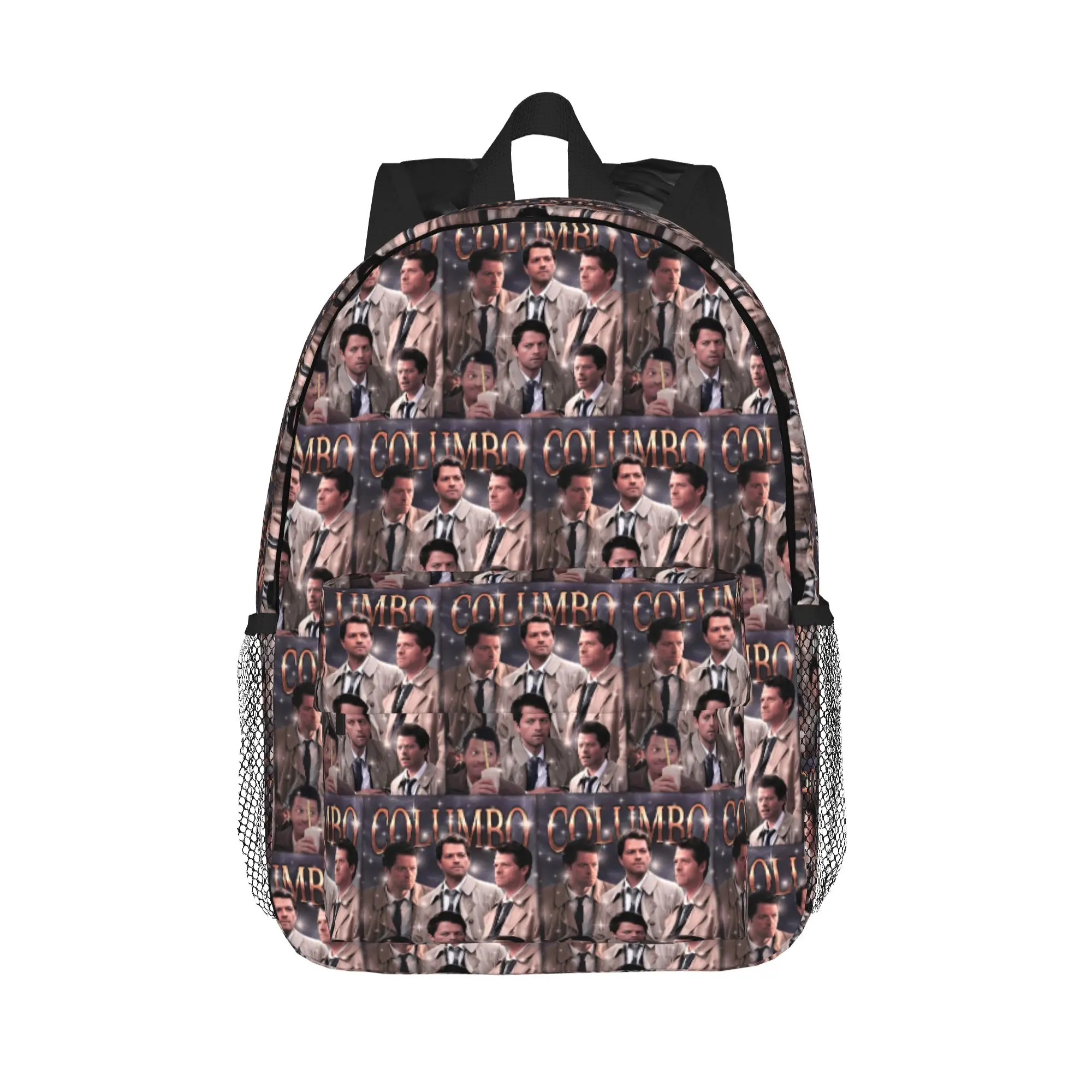 Columbo Castiel Supernatural Backpack Hot Sale Daypack Large Capacity Boys Girls BookBag Shoulder Bags for Men Women School Bag