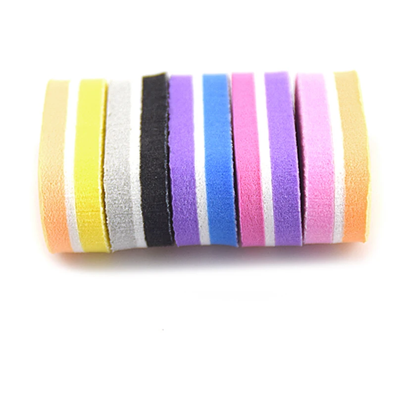 250/500 Stuks Mini Nagelvijlen Voor Manicure Pedicure Polijsten Nagel Buffer Blok Mix Kleurrijke Spons Professionele Nagels Accessoires