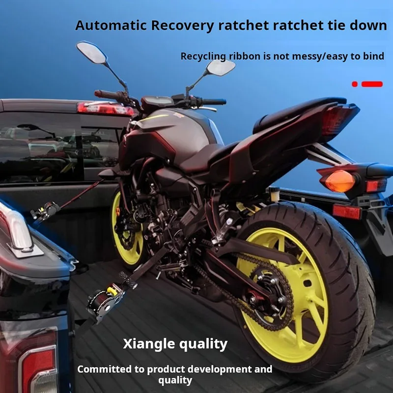 Luggage fixing, automatic retractable straps, cargo transportation bandages, heavy-duty fasteners, off-road camping