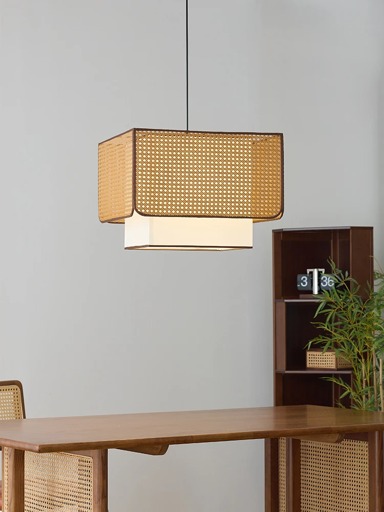 

New Chinese Wabi Sabi Style Japanese Retro Restaurant Lights Tea Tables Dining Table Decorations Tea Table Shops Lamps
