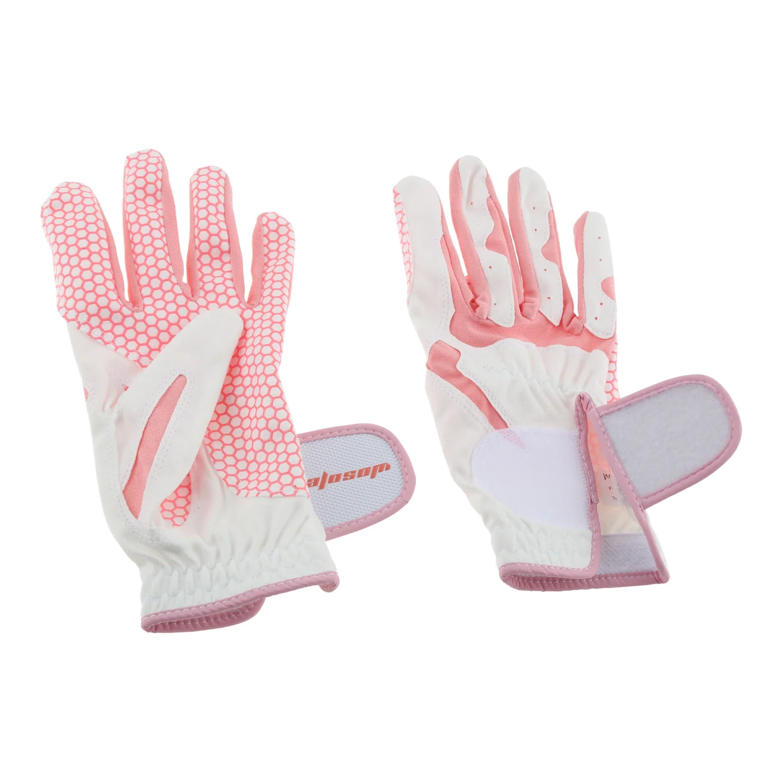 

2Pcs of Pair Golf Gloves Superfine Fiber Cloth Nonslip Soft Breathable Wear-Resistant Fashion Women's Ladies Golf Glove,S/M/L/XL