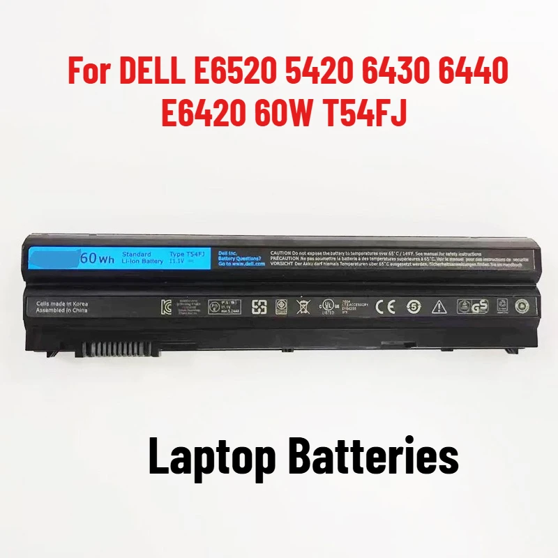 

Для DELL E6520 5420 6430 6440 E6420 60W T54FJ Аккумулятор 8858X
