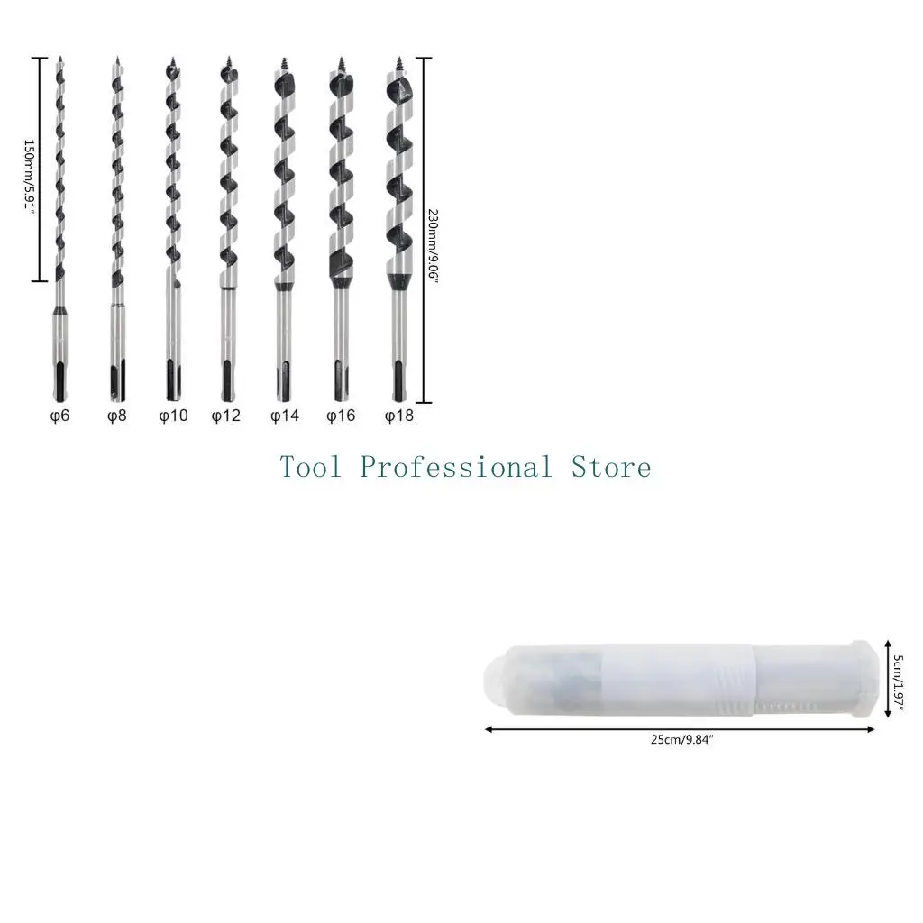 57qf-multifunctional-high-carbon-steel-material-6~18x230mm-door-opening-woodworking-bit-set