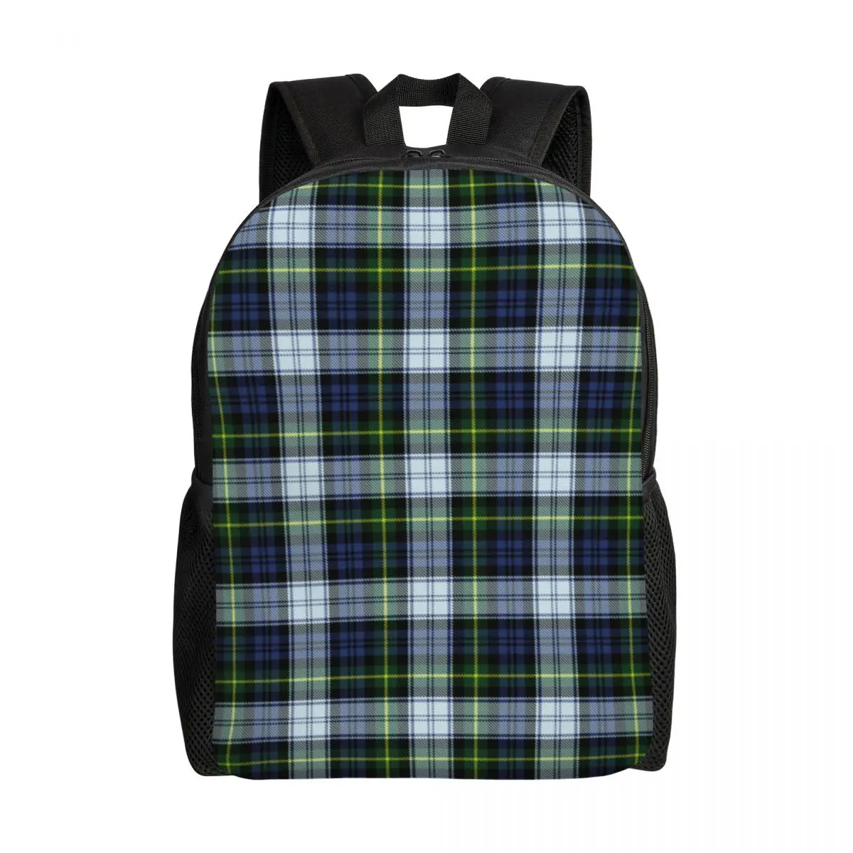 Custom Original Tartan Plaid Backpacks  College School Students Bookbag Fits 15 Inch Laptop Geometric Gingham Check Bags