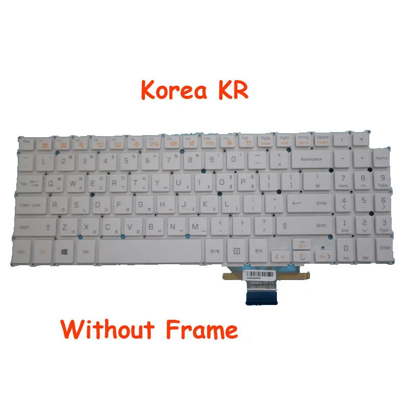 Black White US BR KR Keyboard For LG 15Z950 15Z950-G.AT70K GT30K GT54K GT5GK GT70K MF56L English Korean Brazilian No Frame New