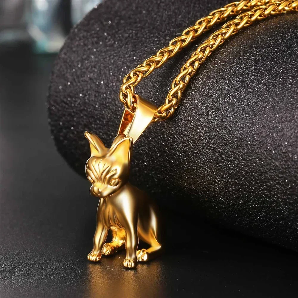 Stainless Steel Chihuahuas Dog Necklace Chokers Collar for Men Women Dainty Jewelry for Dad Charm Jewelry Birthday Party Gifts