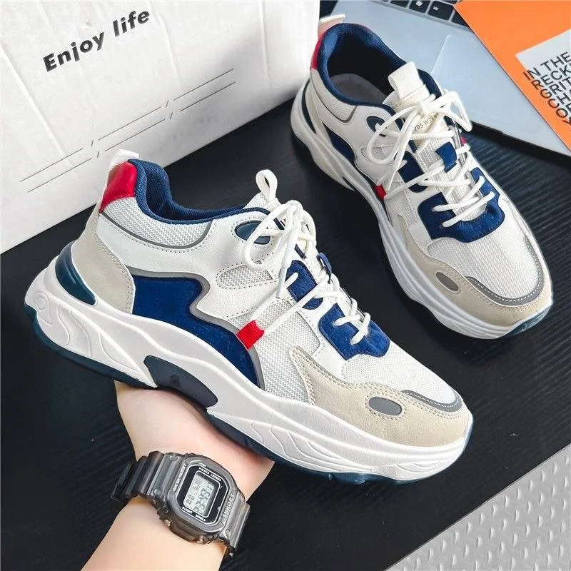 

High Quality Men's Sneaker Fashion Comfortable Sport Shoes for Men Antislip Wear-resisting Running Trainers Zapatillas De Hombre